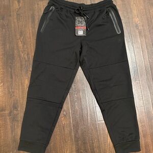 Spyder Men's Black Joggers with Zippered Pockets